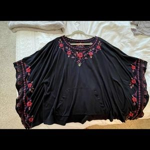 Johnny Was Poncho Sweatshirt